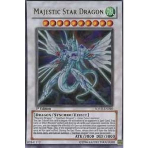 Majestic Star Dragon (SOVR-EN040) Ultra Rare 1st Edition