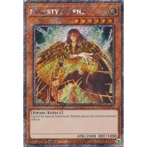 Majesty’s Fiend (Platinum Secret Rare) - RA04-EN216