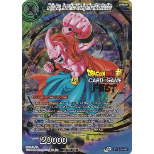 Majin Buu Assault of the Agents Destruction (Card Game Fest
