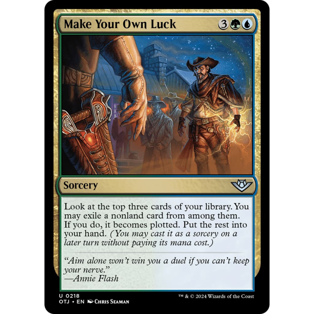 Make Your Own Luck (OTJ-218) Foil - Single