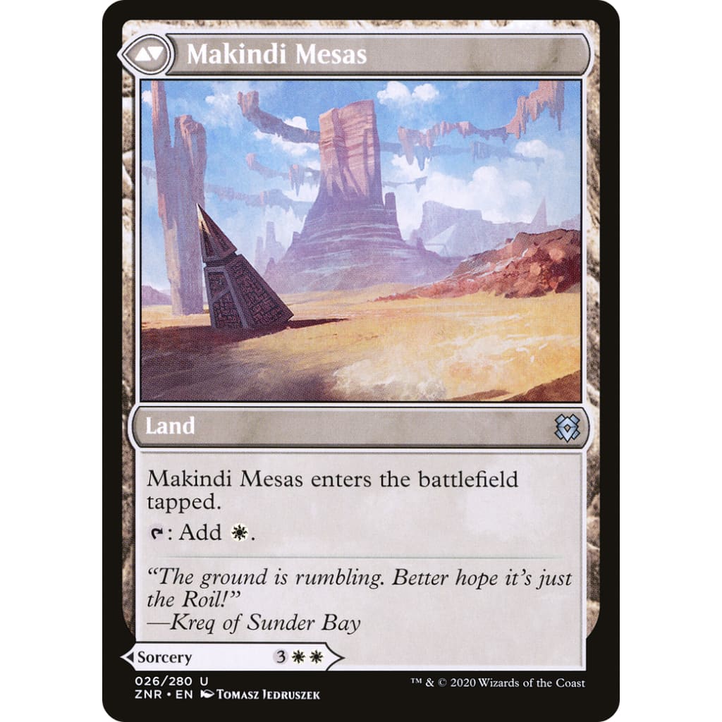 Makindi Stampede // Mesas (ZNR-026) Foil - Single
