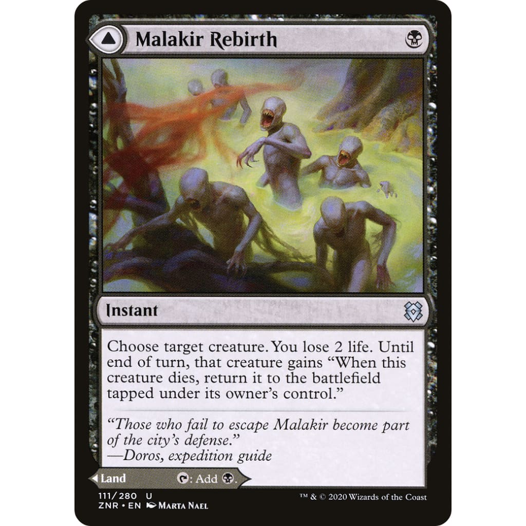 Malakir Rebirth // Mire (ZNR-111) Foil - Single