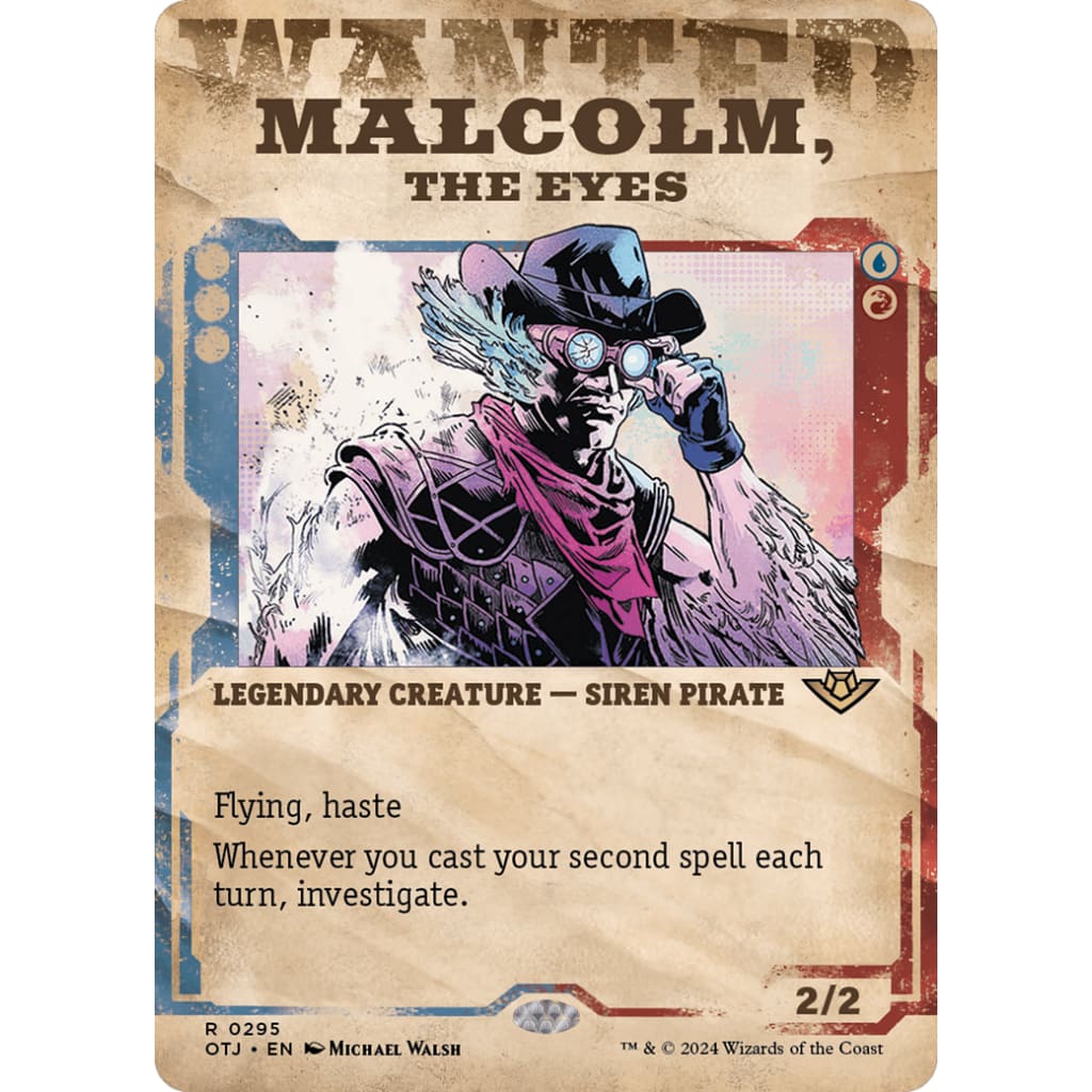 Malcolm the Eyes (OTJ-295): (Showcase) (Borderless) - Single