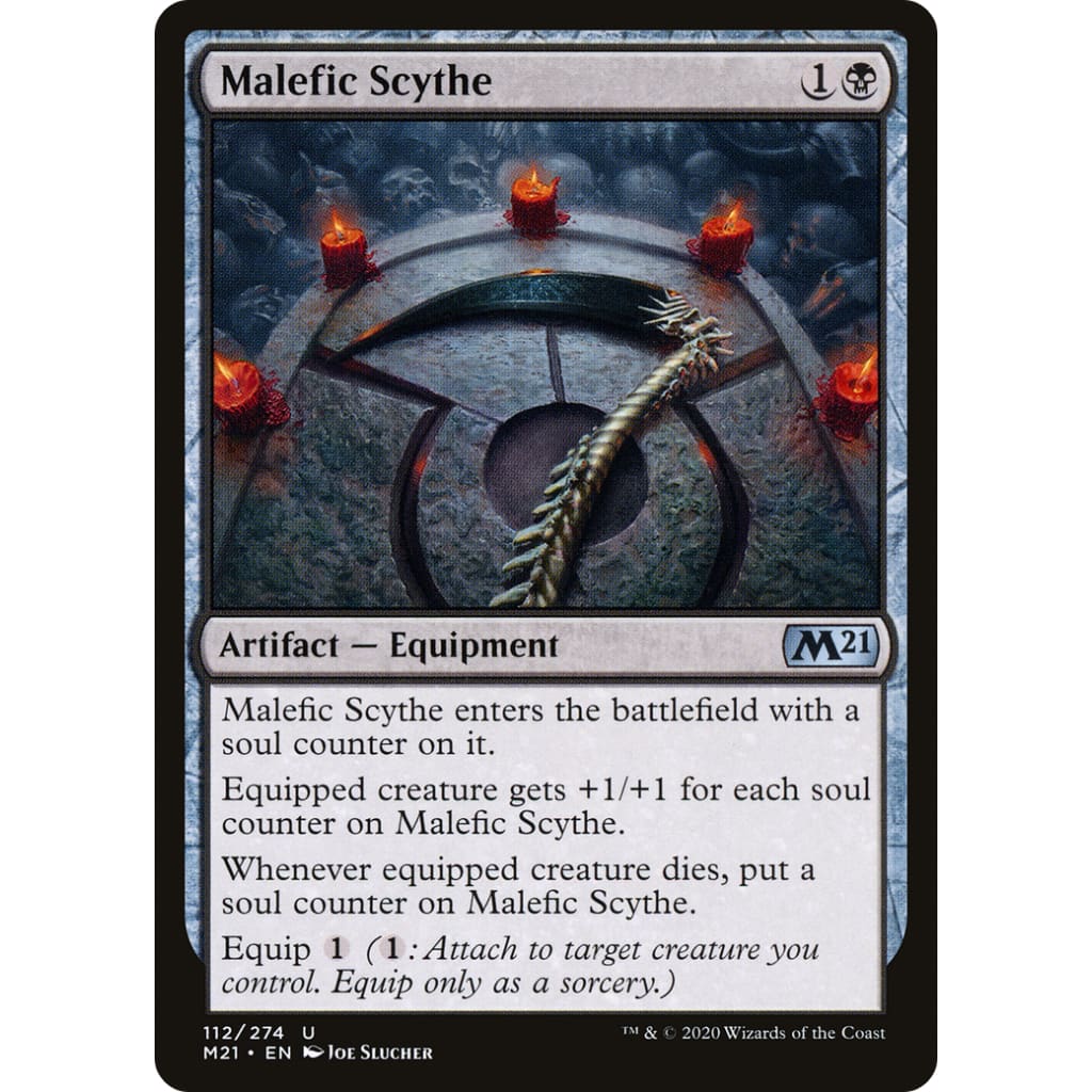 Malefic Scythe (M21-112) Foil - Single