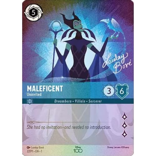Maleficent - Uninvited (Alternate Art) (22) - Disney100