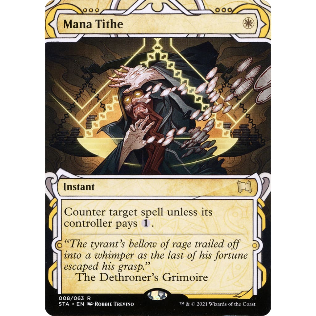 Mana Tithe (STA-008): (Showcase) (Borderless) - Single