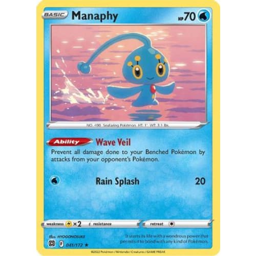 Manaphy (041/172) Rare Classic - Single