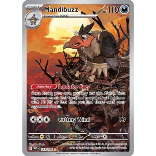 Mandibuzz - 145/086 (145) Illustration Rare Holofoil