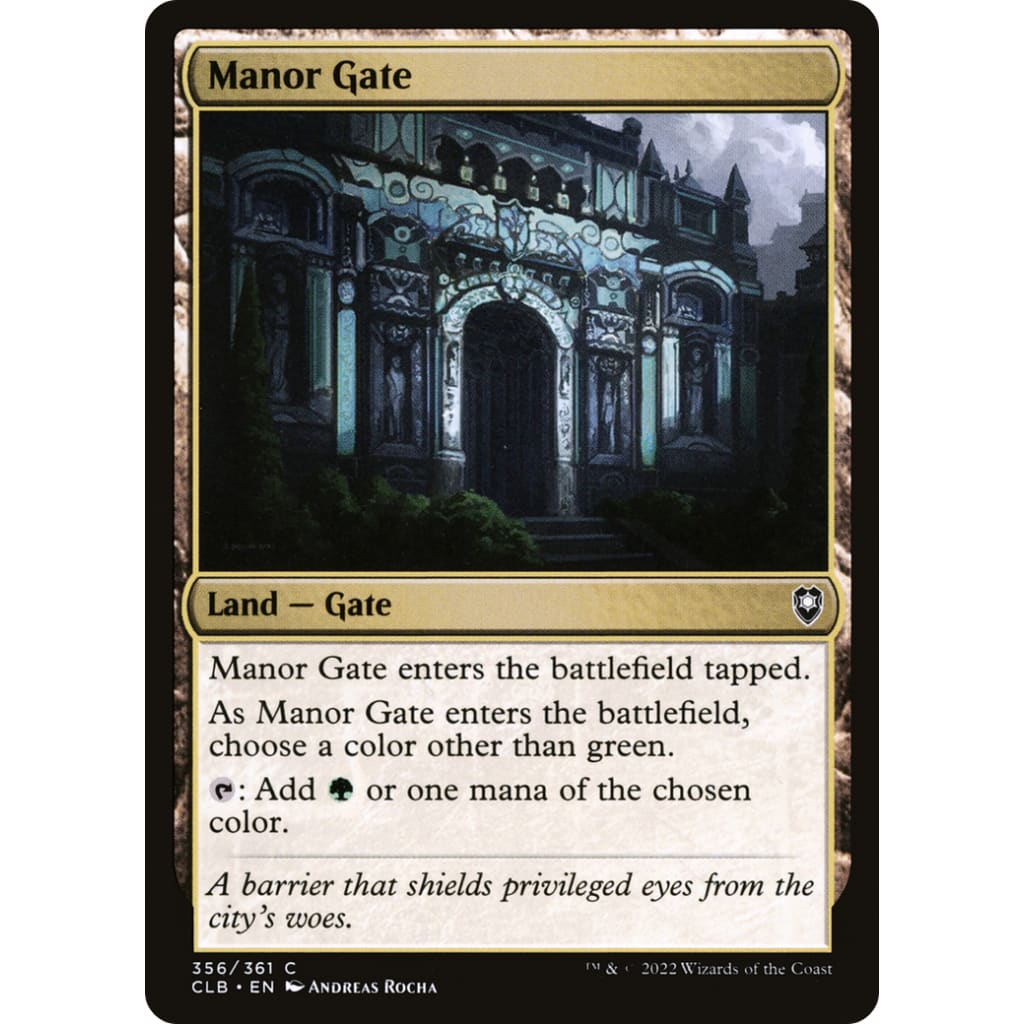 Manor Gate (CLB-356) - Single