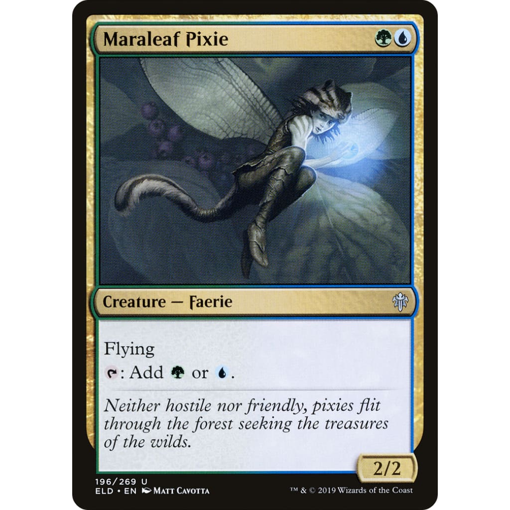 Maraleaf Pixie (ELD-196) Foil - Single