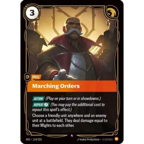 Marching Orders (114/221) - Spiritforged Foil - Single