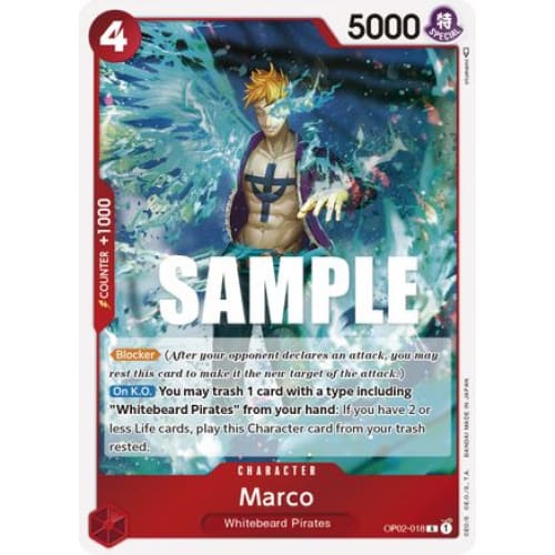 Marco OP02-018 R Paramount War Foil - Single