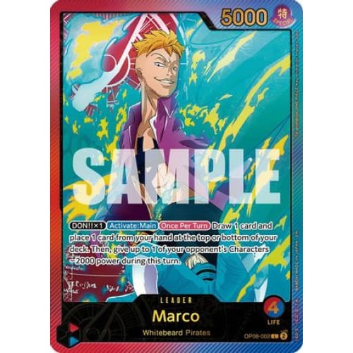 Marco (SPR) OP08-002 L Extra Booster: Anime 25th Collection