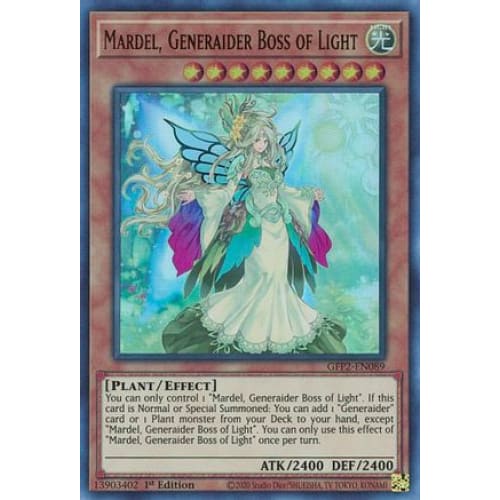 Mardel Generaider Boss of Light (GFP2-EN089) Ultra Rare 1st