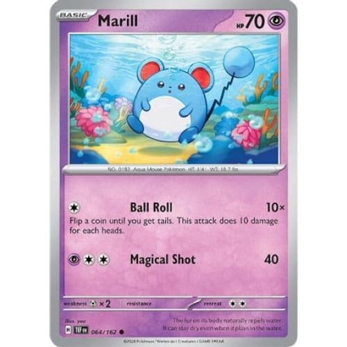Marill (64) Common Reverse Holofoil - Single