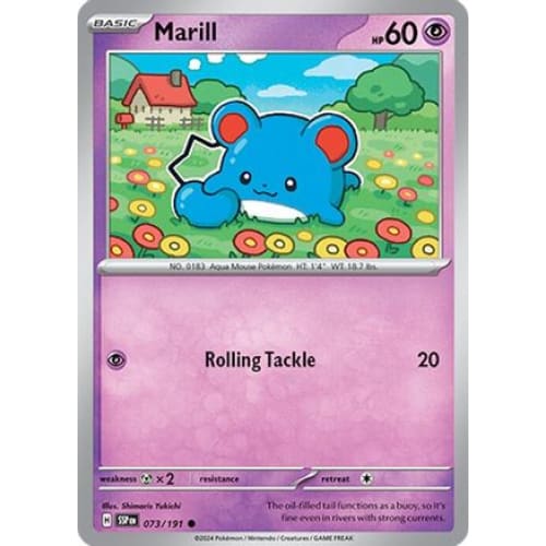Marill (73) Common Reverse Holofoil - Single