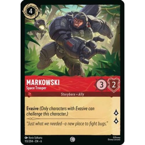 Markowski - Space Trooper (113/204) - Azurite Sea Cold Foil