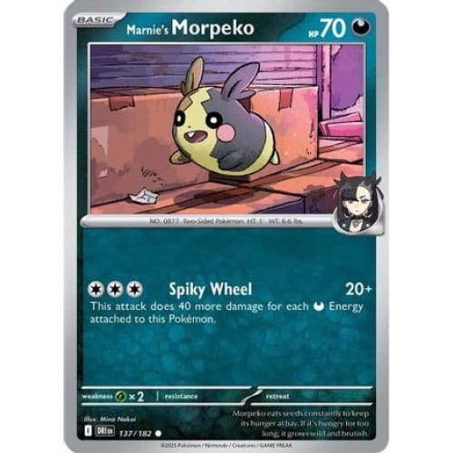 Marnie’s Morpeko (137) Common - Single