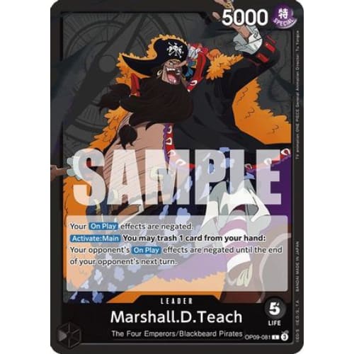 Marshall.D.Teach (081) OP09-081 L Emperors in the New World