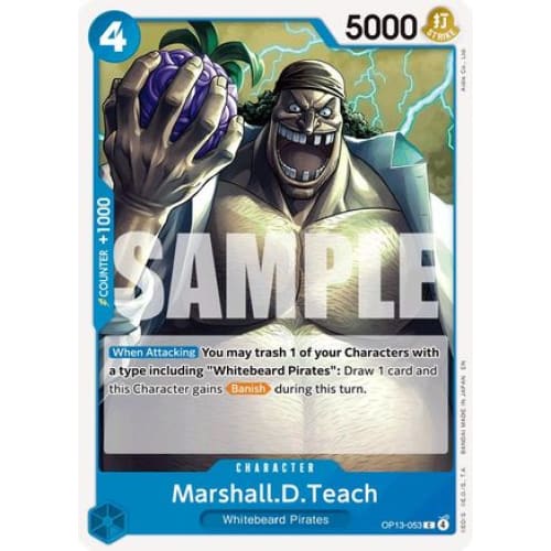 Marshall.D.Teach OP13-053 C Carrying On His Will - Single