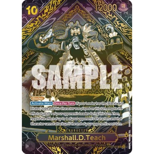 Marshall.D.Teach (SP) (Gold) OP09-093 SR Legacy