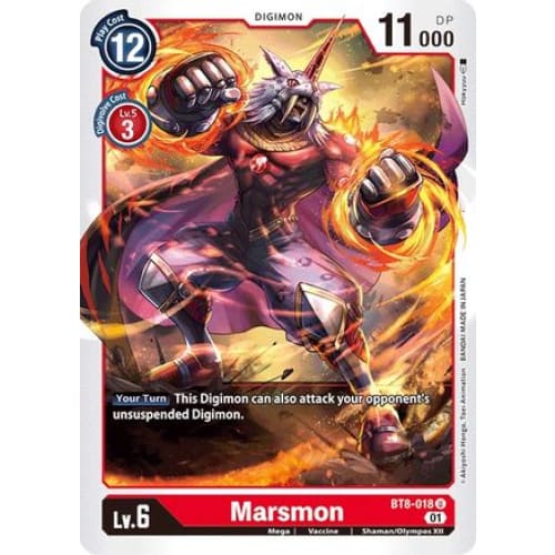 Marsmon - BT8-018 - Uncommon - Single