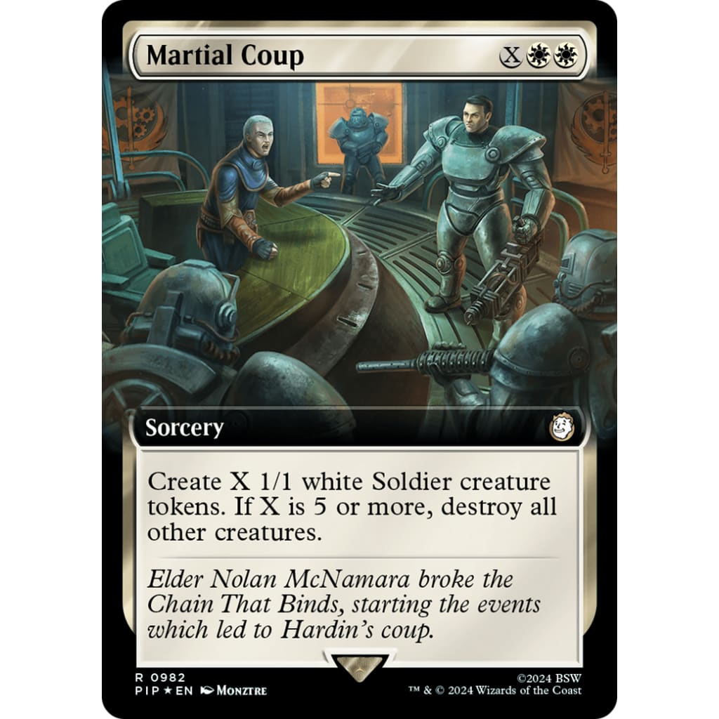 Martial Coup (PIP-982): (Extended Art) Foil - Single