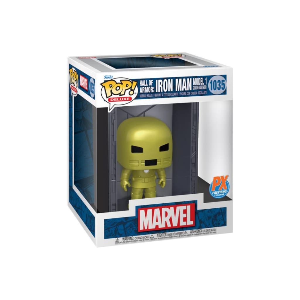 Marvel Iron Man Hall of Armor Model 1 Deluxe Pop! Vinyl