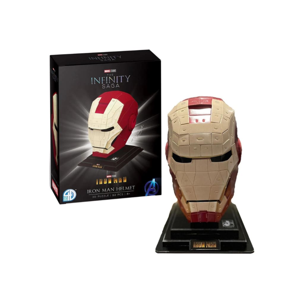 Marvel Iron Man Helmet 3D Model Puzzle Kit