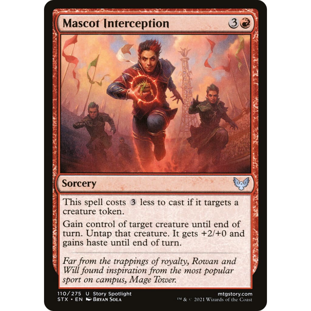 Mascot Interception (STX-110) Foil - Single