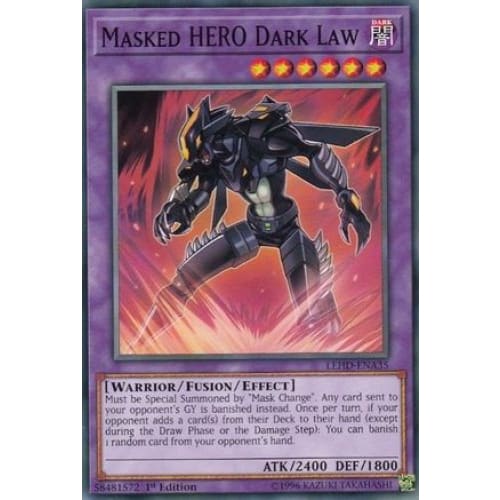 Masked HERO Dark Law (LEHD-ENA35) Common / Short Print 1st