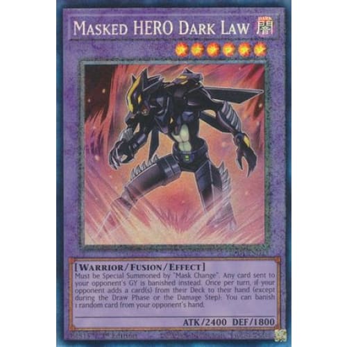 Masked HERO Dark Law (PCR) - RA01-EN025 Prismatic