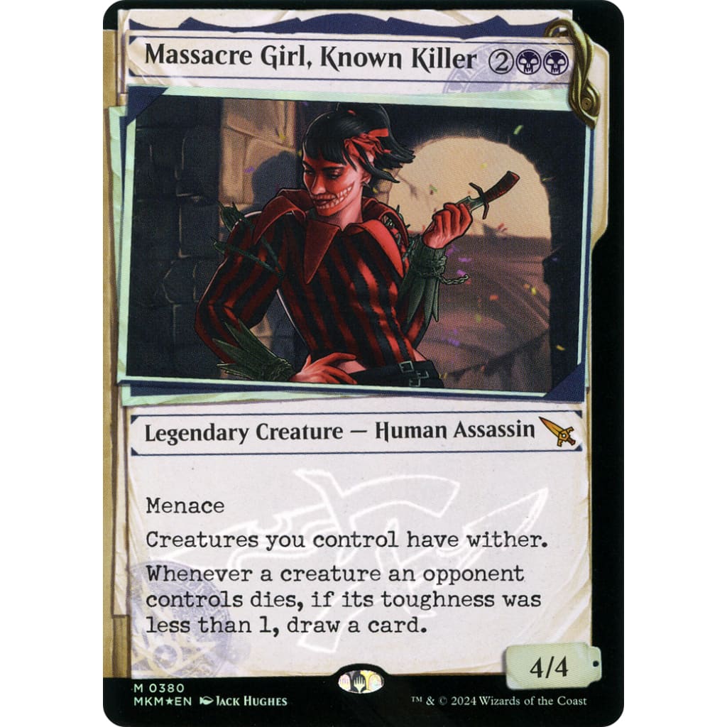 Massacre Girl Known Killer (MKM-380): (Showcase) Invisible