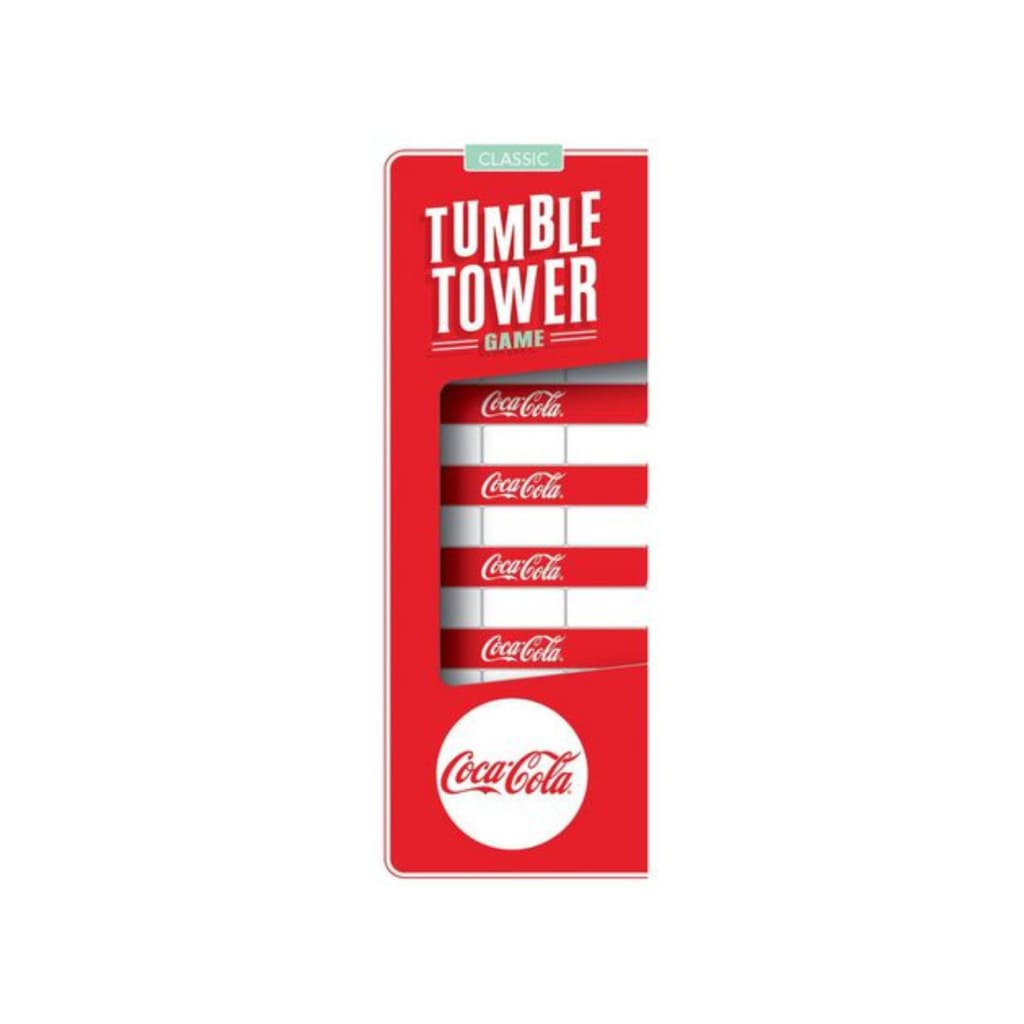 Masterpieces Puzzle Company Coca-Cola Tumble Tower Game