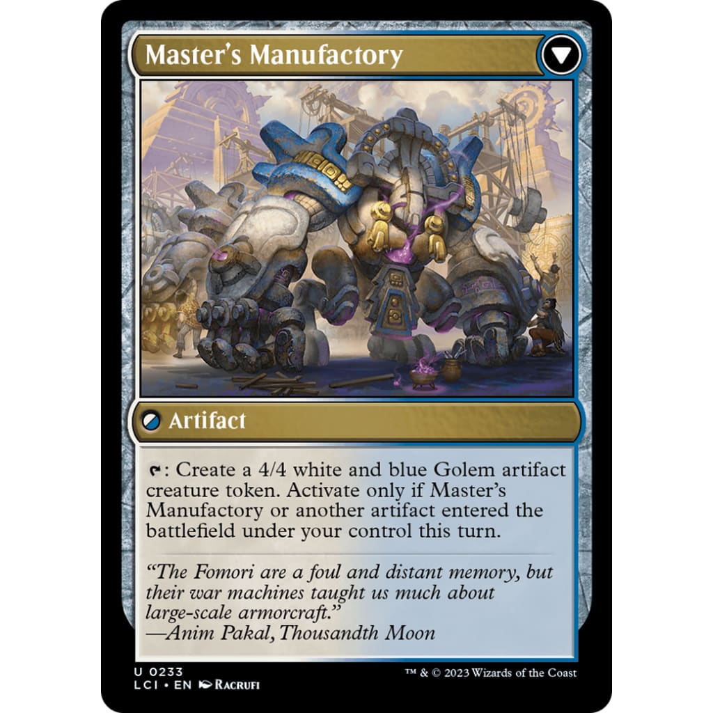 Master’s Guide-Mural // Manufactory (LCI-233) Foil - Single