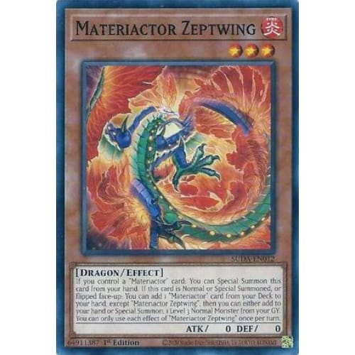 Materiactor Zeptwing - SUDA-EN012 Common 1st Edition