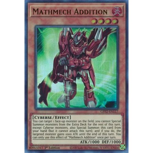 Mathmech Addition (GFP2-EN117) Ultra Rare 1st Edition