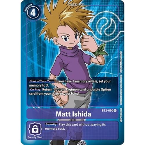 Matt Ishida - BT2-090 (Box Topper) (BT2-090 R) Rare Foil