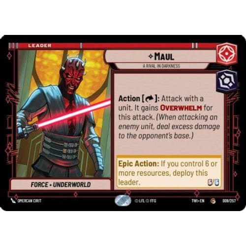 Maul - A Rival in Darkness (009/257) - Single