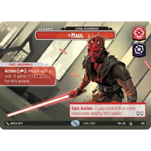Maul - A Rival in Darkness (Showcase) (266) Foil - Single