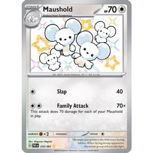 Maushold (210) Shiny Rare Holofoil - Single