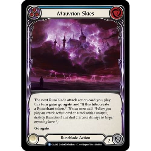 Mauvrion Skies (Blue) (CRUCIBLE OF WAR) Unlimited Edition