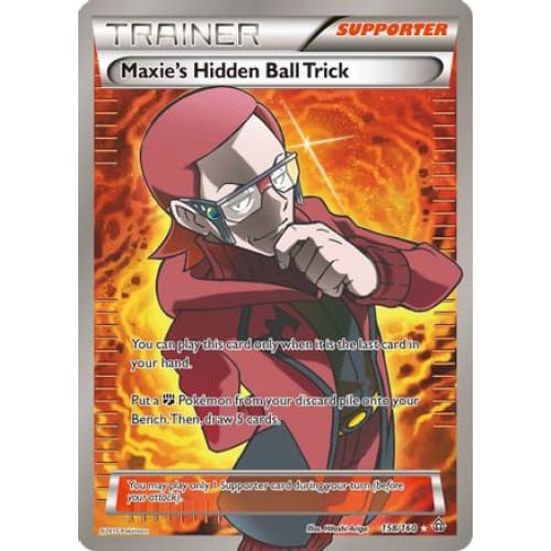Maxie’s Hidden Ball Trick (158/160) Ultra Rare Holofoil