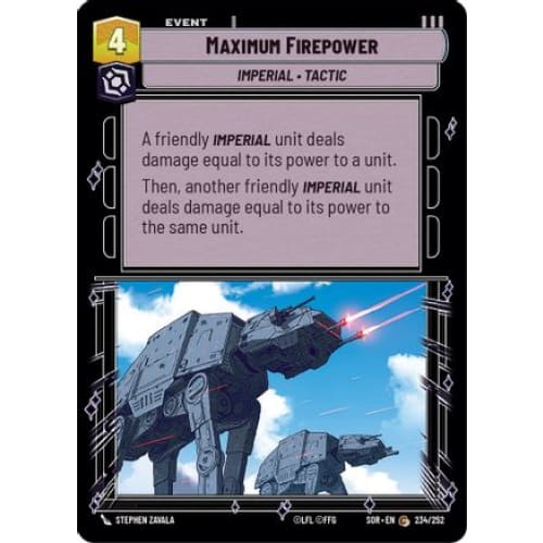 Maximum Firepower (234/252) - Spark of Rebellion - Single