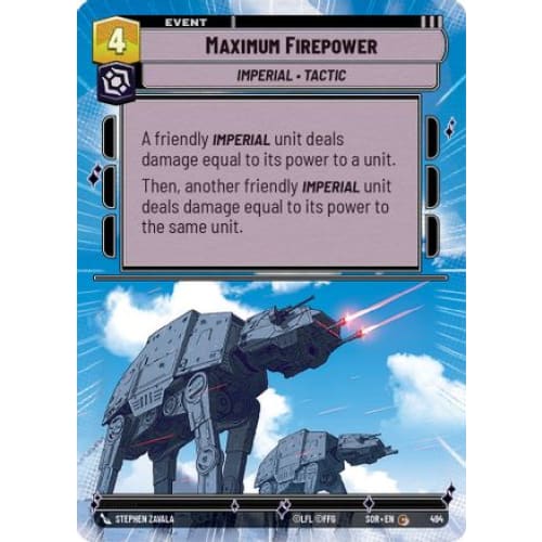 Maximum Firepower (Hyperspace) (494) - Spark of Rebellion