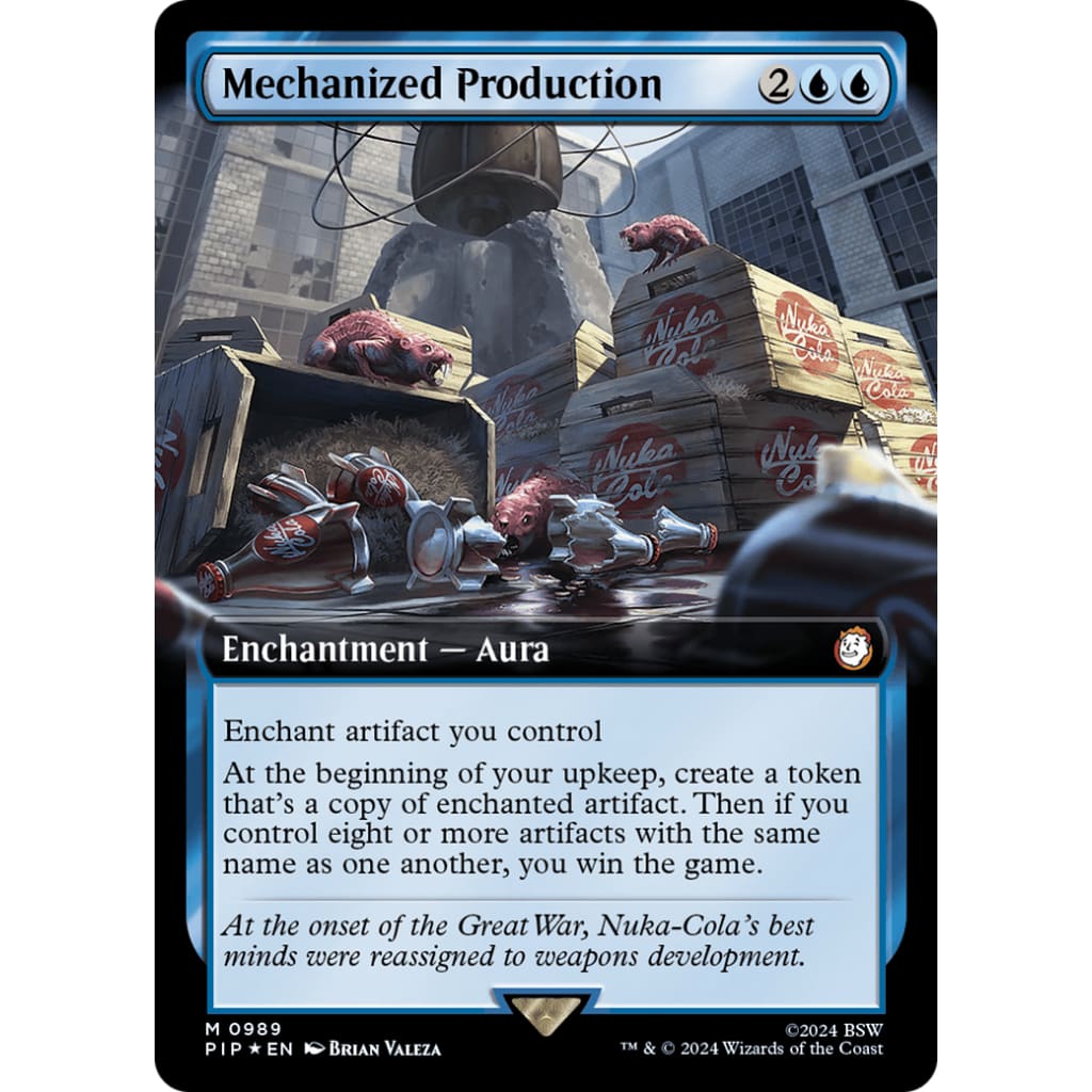 Mechanized Production (PIP-989): (Extended Art) Foil