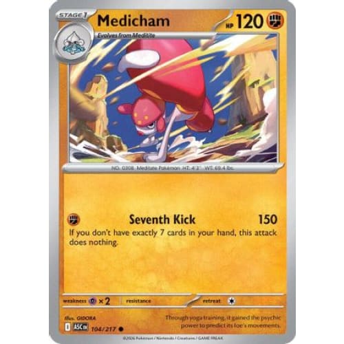 Medicham - 104/217 (104) Common - Single