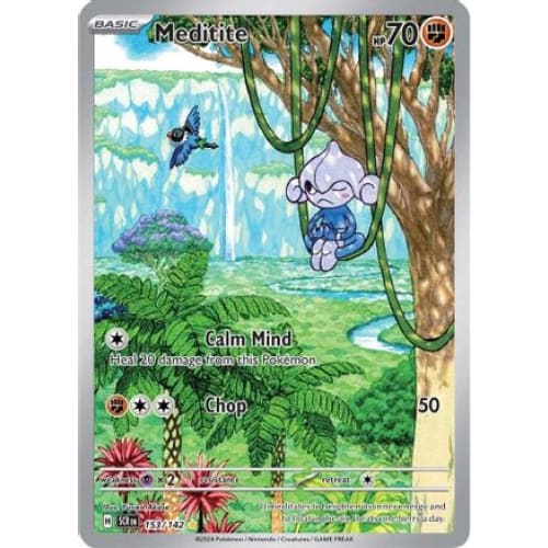Meditite (153) Illustration Rare Holofoil - Single
