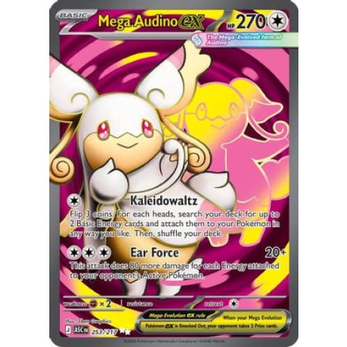 Mega Audino ex - 253/217 (253) Ultra Rare Holofoil - Single