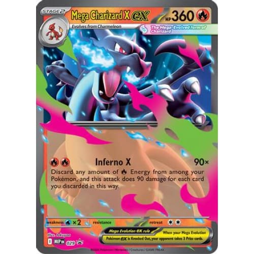 Mega Charizard X ex - 029 (29) Promo Holofoil - Single